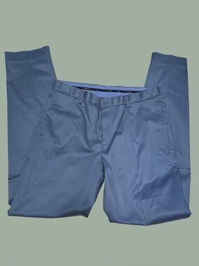 Brooks Brothers Blue Men's Dress Pants - Flat Front